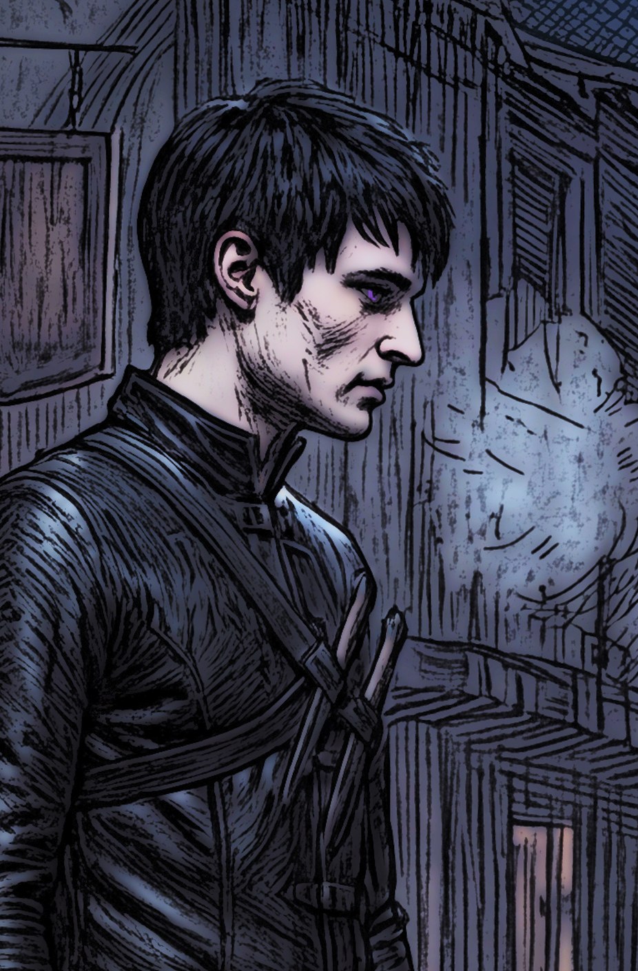 Second example, stage 3: finished Photoshop art