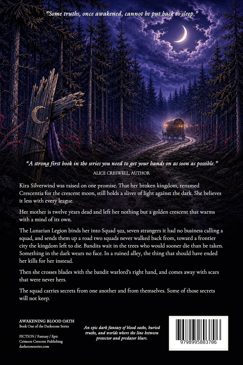 Darkstone: Awakening Blood Oath, back cover
